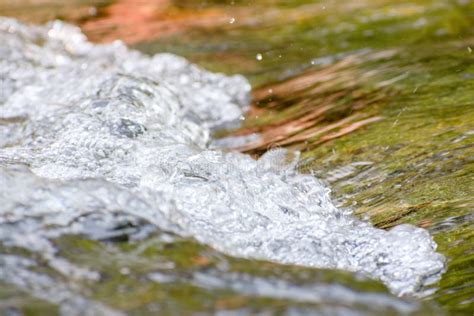 Vibrant Splashing Water In Rainbow Pools Stock Photo Image Of Plunge