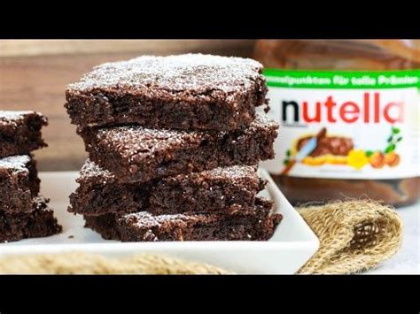 Dieses gemisch ist anstelle von ein bis drei eiern zu verwenden. Saftige Nutella Brownies mit nur 3 Zutaten - 3 Zutaten ...