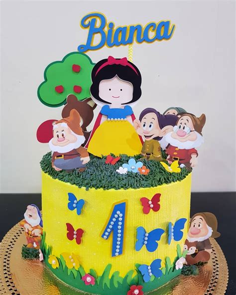 Bolo Da Branca De Neve 75 Ideias ENCANTADAS E Como Fazer