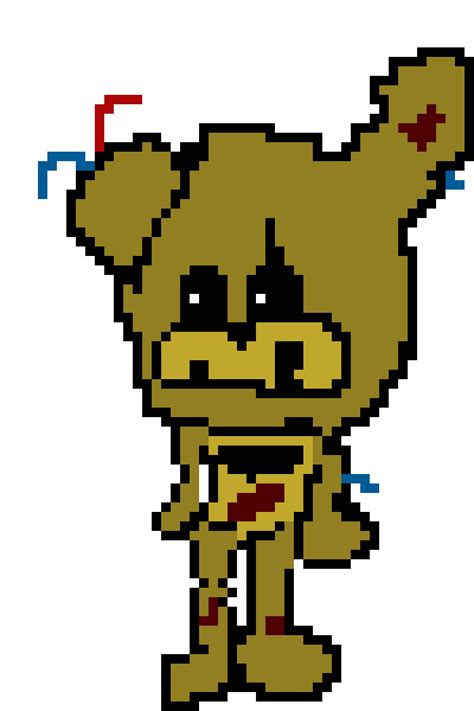 Golden Freddy And Springtrap Pixel Art Maker