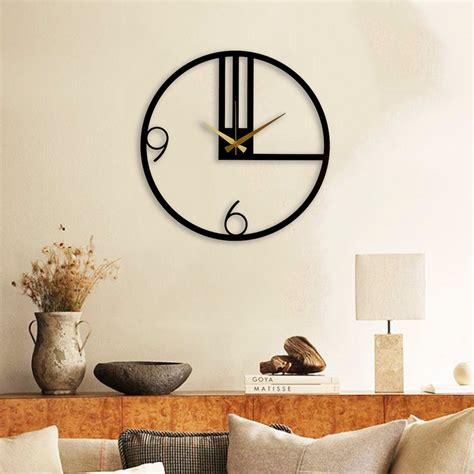 Minimalist Large Wall Clock Clock For Wall Modern Wall Etsy
