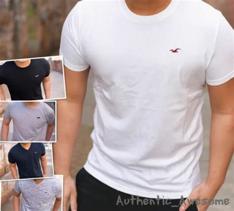 nwt hollister by abercrombie and fitch mens must have crew v t shirt xs s m l xl 12 95 picclick