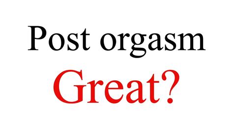 [note 020] does post orgasm play feel great — how to do is included youtube
