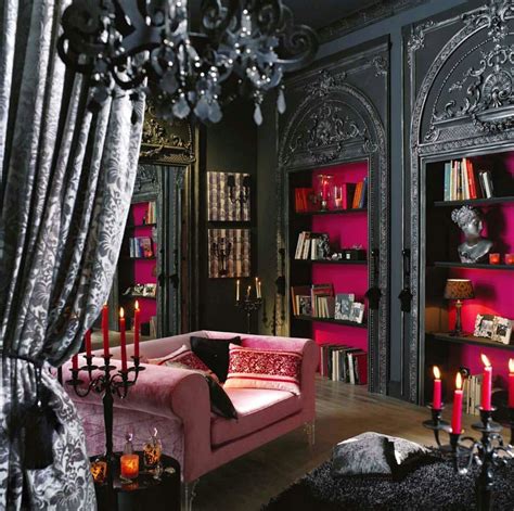 Pin By Dark One On Gothic Gothic Decor Bedroom Gothic Living Rooms