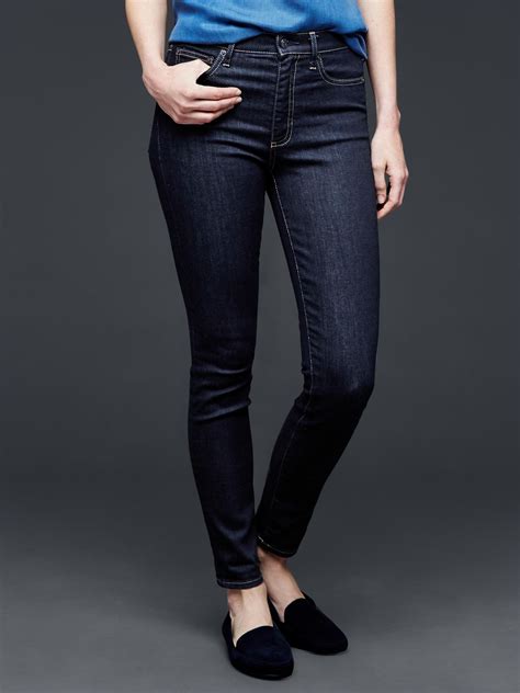 stretch 1969 true skinny high rise jeans gap