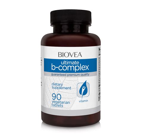 Vitaminas De Complexo B 500mg 90 Comprimidos Biovea