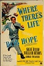 Where There's Life 1947 Authentic 27" x 41" Original Movie Poster Bob ...