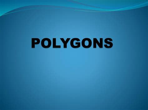 Solution Introduction To Polygons Ppt Studypool