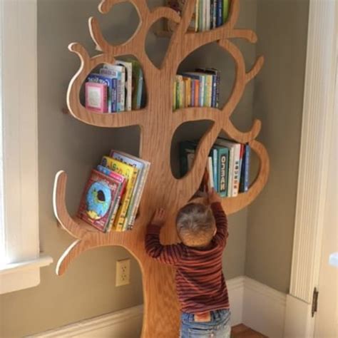 Tree Bookshelf Etsy