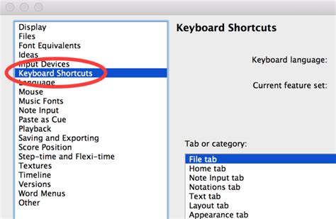 Create Your Own Keyboard Shortcuts In Sibelius OF NOTE