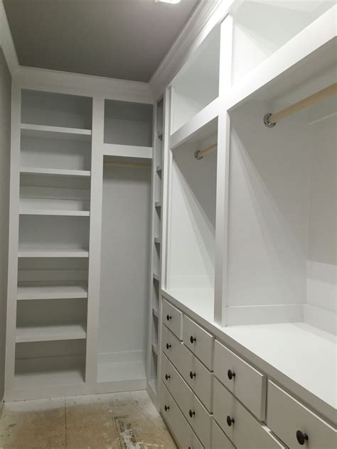 This post contains affiliate links which may earn me commissions should you click through them and take certain actions. Built in closet in 11 foot by 5 foot room. | Closet built ...