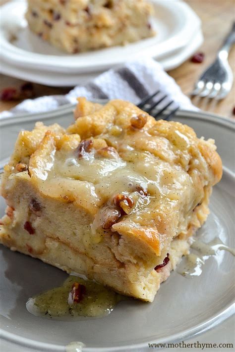 Simply mix together four eggs in a bowl, add some milk to thin the eggs, dip in a slice of leftover bread pudding at a time (this should be good for. Bread Pudding with Vanilla Bean Sauce | Mother Thyme