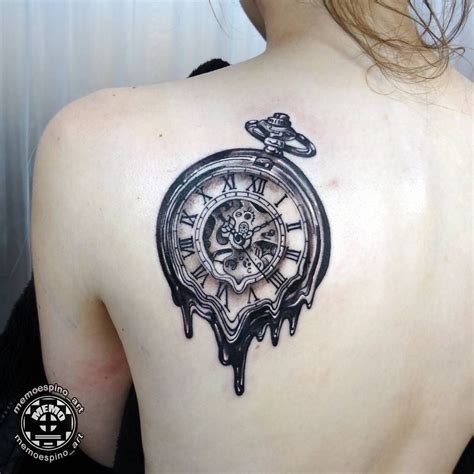 Melting Clock Tattoo Artist 36guide