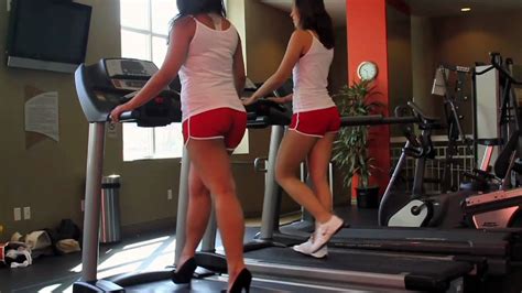 Girl Falls Wearing High Heels On Treadmill Vs Jacks You Up YouTube