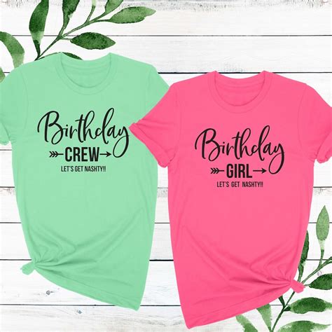 Womens Birthday Shirt For Her Adult Birthday Girl T Shirt Etsy