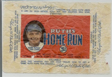 Real Or Fake Babe Ruth Candy Wrapper Forums