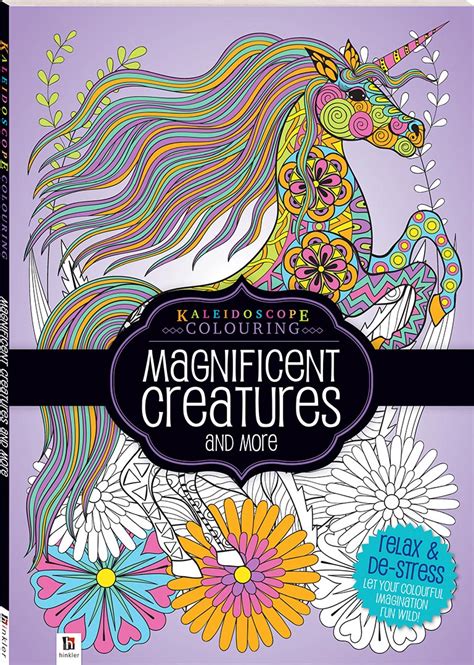 Kaleidoscope Colouring Magnificent Creatures And More Books Adult