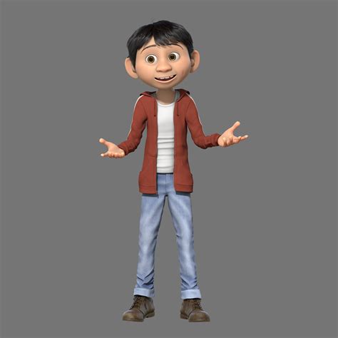 Miguel Pixar Character From The Movie Coco Zbrushcentral
