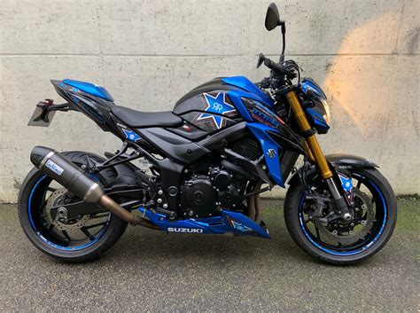 Throttle bodies with suzuki dual. SUZUKI GSX-S 750 ABS FULL bleu - Le Pôle De L'occasion