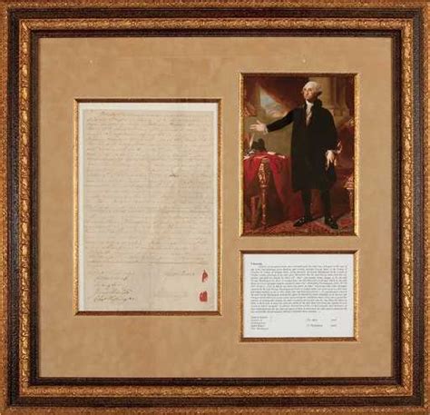 22 George Washington Signed Autograph Document