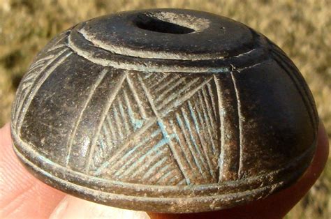 Buy spindles for sale today! SPINDLE WHORL: ANCIENT; SOUTH OF SANTA FE, NEW MEXICO ...