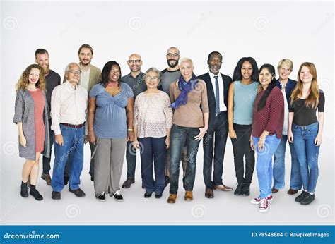 Diverse Group People Standing Concept Stock Photo Image Of Group