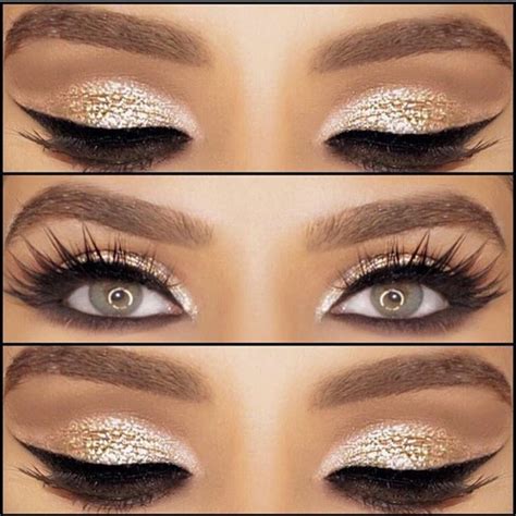 Its Glamorous Gold Eyeshadow Looks Eye Makeup Gold Eyeshadow