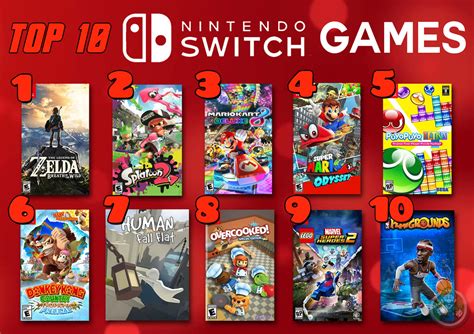 Top 10 Nintendo Switch Games Top 10