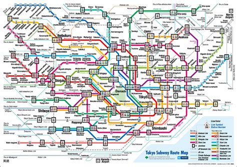 Map Of Tokyo Japan