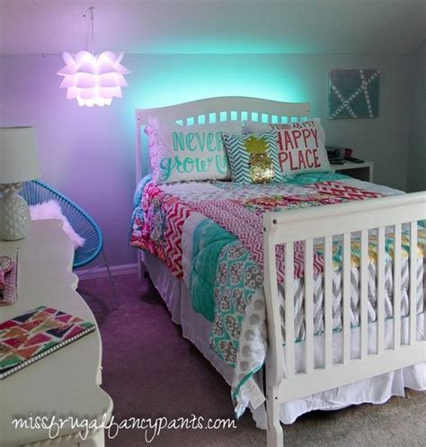 I appreciate you all watching the videos. Colorful Tween Bedroom Lighting | Unicorn bedroom decor ...