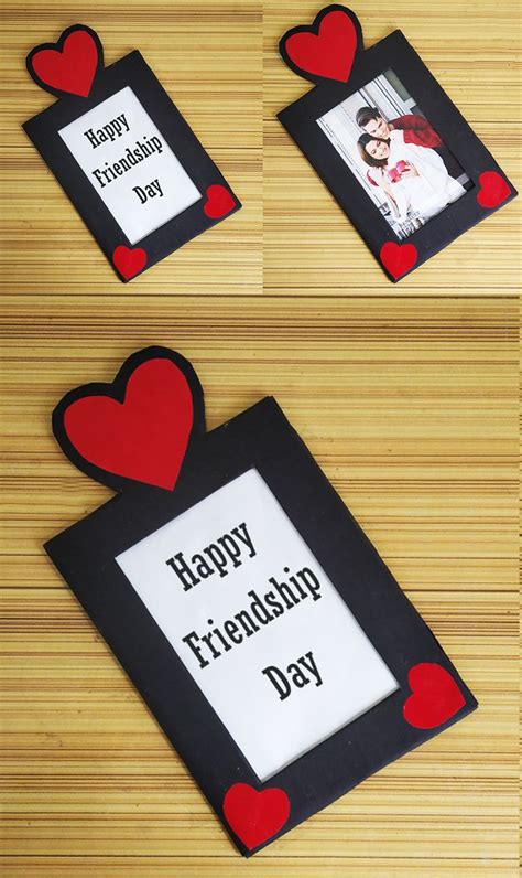 Homemade Photo Frame For Friendship Day Friendship Day T Ideas