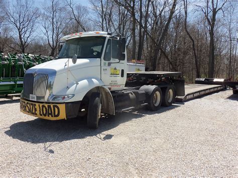 International 8600 10 Wheeler Lowboy International Truck Lowboy Trucks