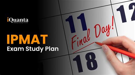 Ipmat Study Plan Complete Guide 2023 Iquanta