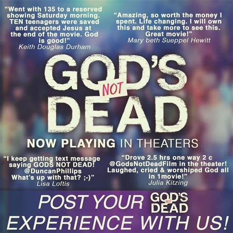 Watch i am gabriel and other great pure flix movies. God's Not Dead - Experiences - Now playing in theaters ...