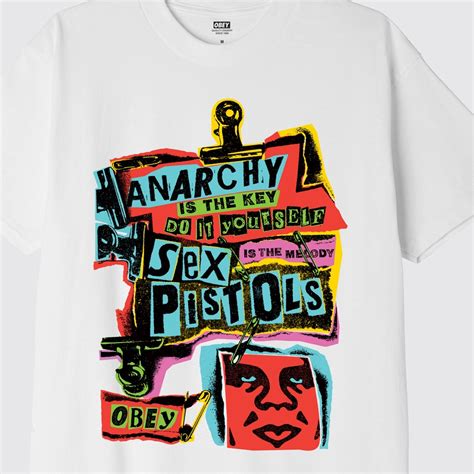 Obey X Sex Pistols Anarchy Classic T Shirt Hotelshops
