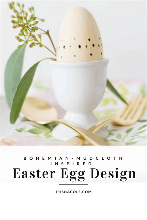 Bohemian Mudcloth Inspired Easter Eggs Easter Eggs Easter Egg
