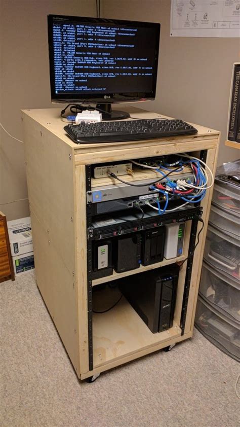 Homemade Server Rack Work In Progress Mike Pelley S Musings