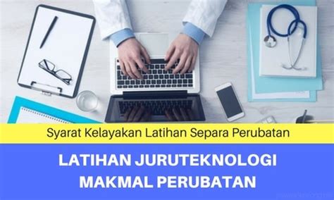 Kolej teknologi makmal perubatan (ktmp) adalah sebuah institusi latihan kementerian kesihatan malaysia(ilkkm) yang melatih individu menjadi seorang juruteknologi makmal perubatan(jtmp) yang dilengkapkan dengan ilmu pengetahuan serta kemahiran yang secukupnya dalam bidang. Deskripsi Tugas Juruteknologi Makmal Perubatan - Jawatan ...