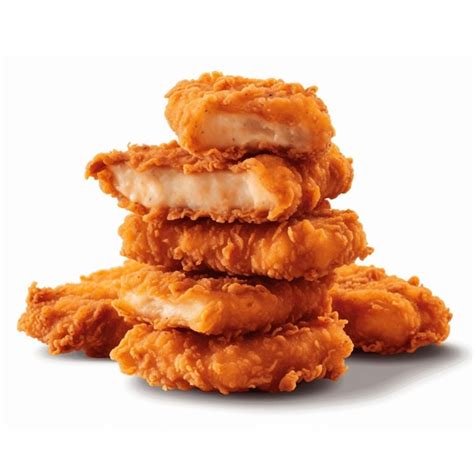 Premium Ai Image Fried Chicken Nuggets On Transparent Background Png