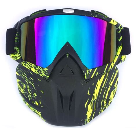Retro Outdoor Cycling Mask Goggles Motocross Ski Snowboard Snowmobile