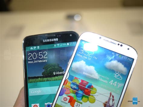 Samsung Galaxy S5 Vs Galaxy S4 First Look Phonearena