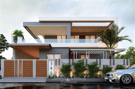 Top 30 Modern Elevation Design Of 2021 Aastitva Modern Exterior