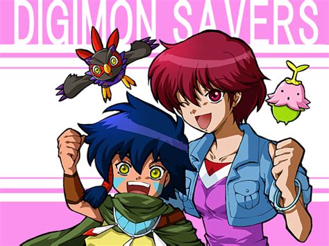 Falcomon Digimon Savers Fujieda Yoshino Lalamon Noguchi Ikuto