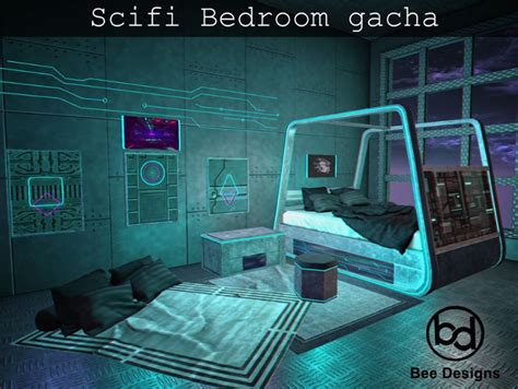 Bee Designs Scifi Bedroom Gacha Decorative Neons Gacha Cyber