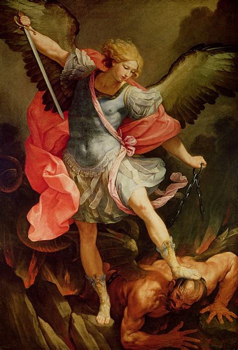 Wip Archangel Michael Defeats Lucifer Planetfigure Miniatures