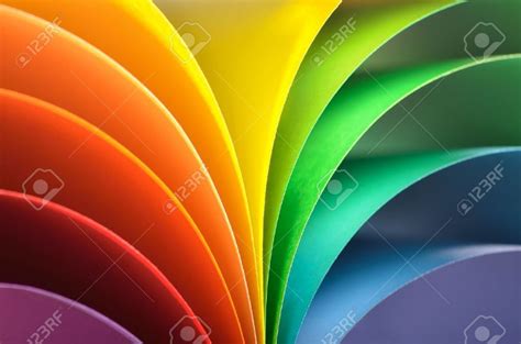 20932021 Abstract Rainbow Background With Colored Paper Stock Photo