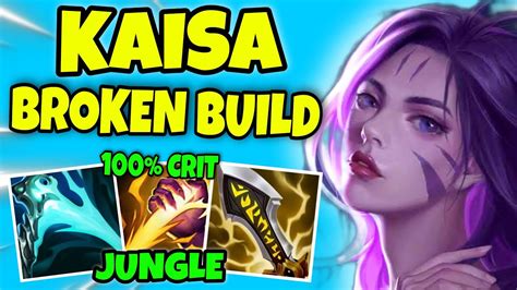 kaisa wild rift build full critical is broken jungle tips youtube