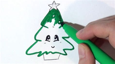 Kako Se Crta Novogodišnja Jelka How To Draw Christmas Tree Youtube