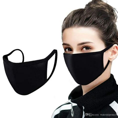 Hbclo 3 Face Masks Black With A Free Adjustable Hooks 100 Cotton