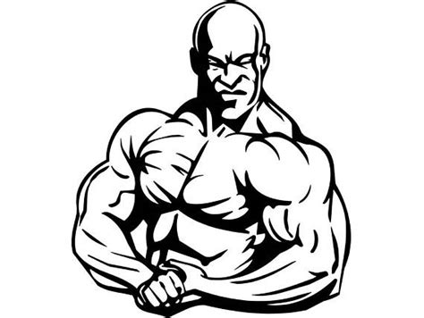 Bodybuilding Drawing At GetDrawings Free Download
